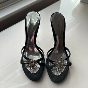 Women's Nine West Sz 7 M Black Dress Shoes